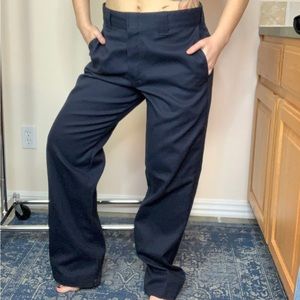 Dickies Navy Blue Classic Work Trousers 32x32